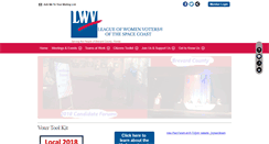 Desktop Screenshot of lwv-spacecoast.org